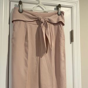 Express Pink High Rise Ankle Pants NWT